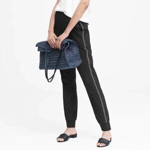 Banana Republic Performance-Stretch Side Stripe joggers Black